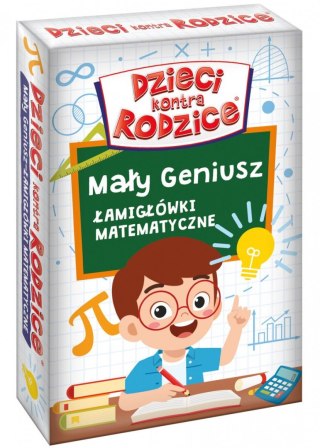 Gra karciana Kangur Dzieci kontra rodzice Łamigłówki matematyczne Kangur