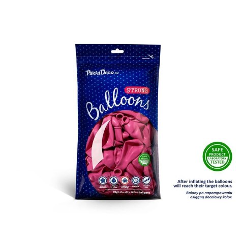 Balon gumowy Partydeco różowy 300mm 14cal (SB14P-006-50) Partydeco Balon gumowy Partydeco różowy 300mm 14cal (SB14P-006-50) Partydeco