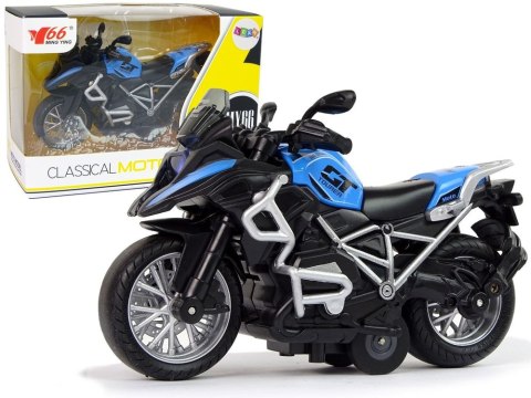 Motocykl Lean GT Niebieski 1:14 Napęd Pull-Back Dźwięk Światła (12258) Lean Motocykl Lean GT Niebieski 1:14 Napęd Pull-Back Dźwięk Światła (12258) Lean