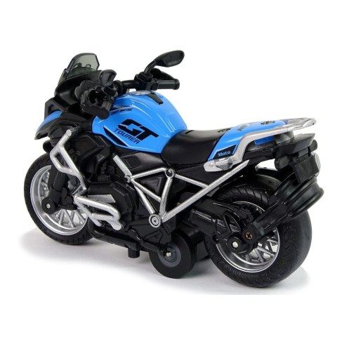 Motocykl Lean GT Niebieski 1:14 Napęd Pull-Back Dźwięk Światła (12258) Lean Motocykl Lean GT Niebieski 1:14 Napęd Pull-Back Dźwięk Światła (12258) Lean