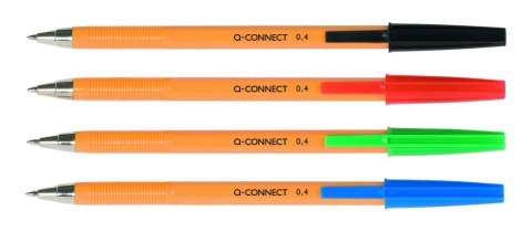 Długopis Q-Connect niebieski 0,4mm (KF34047) Q-Connect