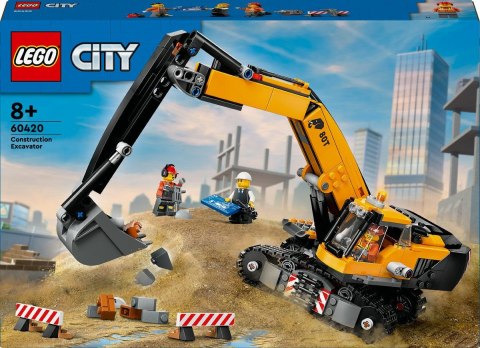 Klocki konstrukcyjne Lego City Żółta koparka (60420) Lego