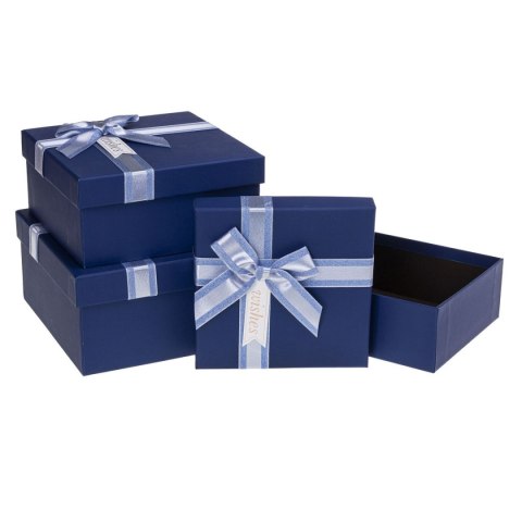 Pudełko na prezent Rozette (PUG-24250-KW BLUE set 3 p) Rozette Pudełko na prezent Rozette (PUG-24250-KW BLUE set 3 p) Rozette