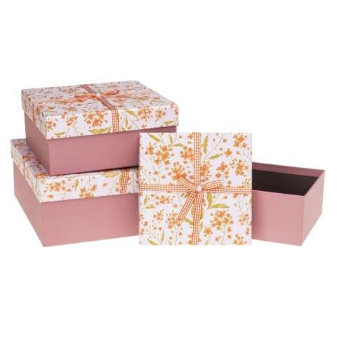 Pudełko na prezent Rozette (PUK-24087-KW Beige set 3) Rozette Pudełko na prezent Rozette (PUK-24087-KW Beige set 3) Rozette