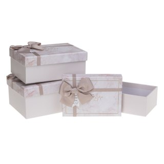 Pudełko na prezent Rozette (pug-23292 pr marmur set 3) Rozette