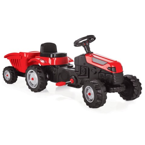 Traktor Artyk na pedały czerwony z przyczepą (073168) Artyk Traktor Artyk na pedały czerwony z przyczepą (073168) Artyk