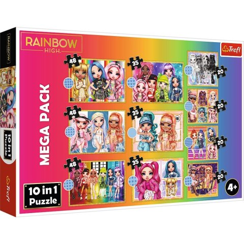 Puzzle Trefl 10w1 Kolekcja modnych laleczek (96000) Trefl Puzzle Trefl 10w1 Kolekcja modnych laleczek (96000) Trefl