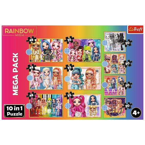 Puzzle Trefl 10w1 Kolekcja modnych laleczek (96000) Trefl Puzzle Trefl 10w1 Kolekcja modnych laleczek (96000) Trefl