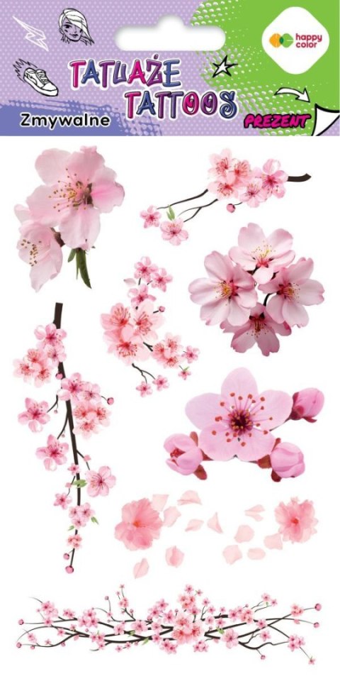 Tatuaż Happy Color zmywalny Sakura (HA 4261 1020-UN01) Happy Color Tatuaż Happy Color zmywalny Sakura (HA 4261 1020-UN01) Happy Color