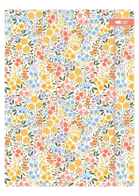 Teczka kartonowa na gumkę BLOOM-Boho, A4 mix [mm:] 248x310 Happy Color (HA 7621 2431-BB1) Happy Color