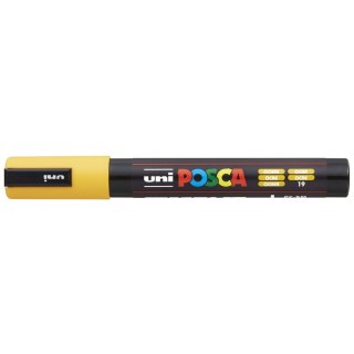 Marker suchościeralny Uni Posca ochra, ochra 1,8-2,5mm okrągła końcówka (PC-5M) Uni