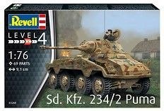 Model do sklejania Revell 234/2 Puma - niemiecki ośmio-kołowy samochód pancerny (03288) Revell