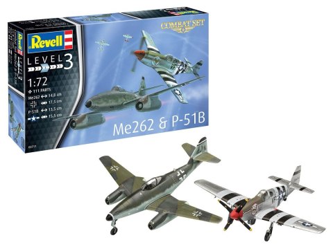 Model do sklejania Revell Me262 & P-51B - Combat Set (03711) Revell