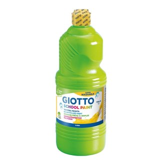 Farba tempera Giotto School Paint kolor: zielony jasny 1000ml 1 kolor. (535511) Giotto