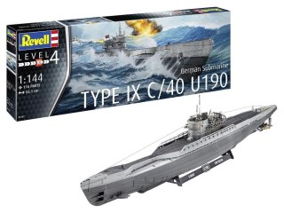 Model do sklejania Cobi Statek German Submarine Type IX C/40 U190 (REV-05167) Cobi