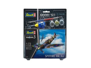 Model do sklejania Cobi set 1:72 Spitfire MK.IIA (REV-63953) Cobi