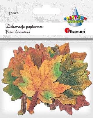 Ozdoba papierowa Titanum Craft-Fun Series liście (24XQ0501-10) Titanum