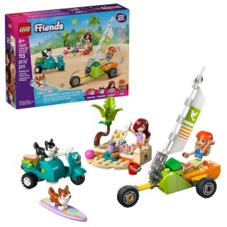 Klocki konstrukcyjne Lego Friends Przygoda z surfującymi psami i skuterem (42641) Lego