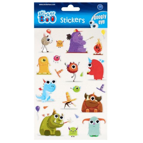 Naklejka (nalepka) Stickerboo S-Boo Geye Potworki (493719) Stickerboo Naklejka (nalepka) Stickerboo S-Boo Geye Potworki (493719) Stickerboo