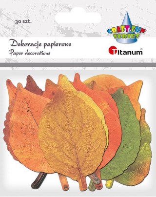 Ozdoba papierowa Titanum Craft-Fun Series liście (24XQ0501-9) Titanum