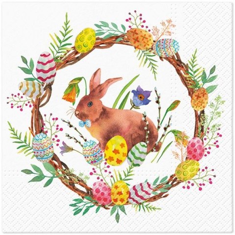 Serwetki Paw WN Easter Tulip mix nadruk bibuła [mm:] 330x330 (TL123000) Paw