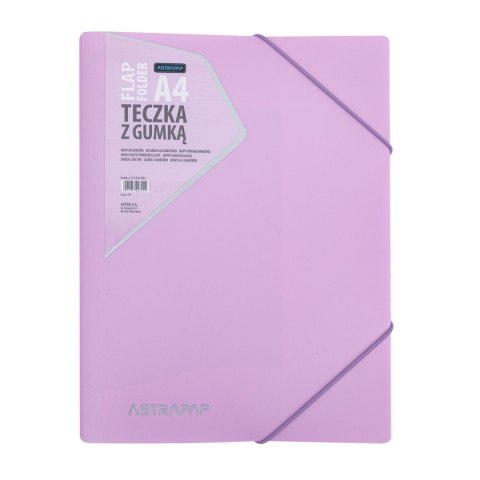 Teczka plastikowa na gumkę PP PASTEL LINE A4 mix Astrapap (113024003) Astrapap Teczka plastikowa na gumkę PP PASTEL LINE A4 mix Astrapap (113024003) Astrapap