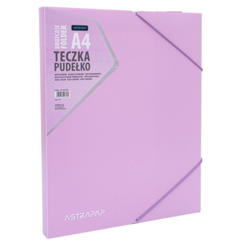 Teczka plastikowa na gumkę PP PASTEL LINE A4 mix Astrapap (113024005) Astrapap