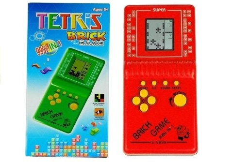 Gra elektroniczna Lean Tetris czerwona (3710) Lean Gra elektroniczna Lean Tetris czerwona (3710) Lean