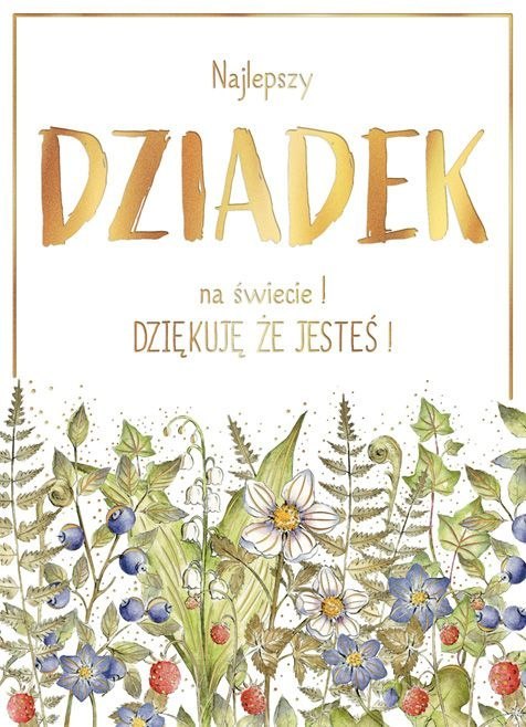 Kartka składana Henry Karnet B6 BiDZ LAS DZIADEK B6 (5905701487592) Henry Kartka składana Henry Karnet B6 BiDZ LAS DZIADEK B6 (5905701487592) Henry