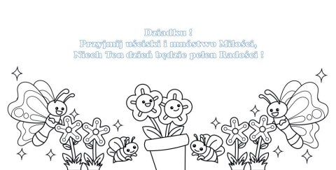 Kartka składana Henry Karnet KW kolorowanka MOTYL DZIADEK kw (5905701488018) Henry Kartka składana Henry Karnet KW kolorowanka MOTYL DZIADEK kw (5905701488018) Henry