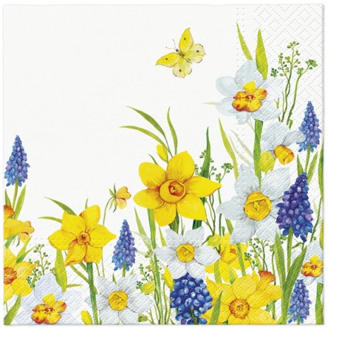 Serwetki Paw Tete Spring Daffodills mix nadruk bibuła [mm:] 330x330 (TL122600) Paw
