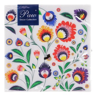 Serwetki Paw mix papier [mm:] 330x330 (SDL031200) Paw