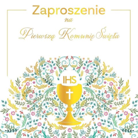 Zaproszenie Henry KW Komunia PATTERN (5905701485482) Henry