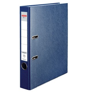 Segregator dźwigniowy Herlitz Q. file Standard 0011167483 A4 50mm niebieski (300003089) Herlitz