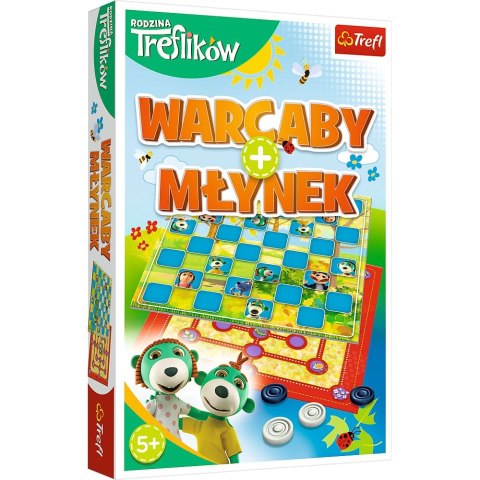 Gra strategiczna Trefl Rodzina Treflików 2w1 Warcaby/Młynek WARCABY/MŁYNEK (01920) Trefl Gra strategiczna Trefl Rodzina Treflików 2w1 Warcaby/Młynek WARCABY/MŁYNEK (01920) Trefl