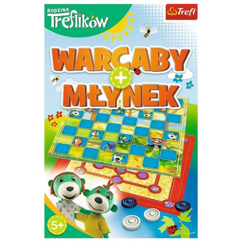 Gra strategiczna Trefl Rodzina Treflików 2w1 Warcaby/Młynek WARCABY/MŁYNEK (01920) Trefl Gra strategiczna Trefl Rodzina Treflików 2w1 Warcaby/Młynek WARCABY/MŁYNEK (01920) Trefl
