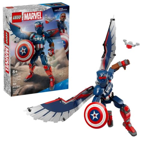 Klocki konstrukcyjne Lego Marvel Super Heroes Figurka nowego Kapitana Ameryki (76296) Lego