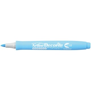 Marker permanentny Artline pastelowy decorite, niebieski 1,0mm pędzelek końcówka (AR-033 1 4) Artline