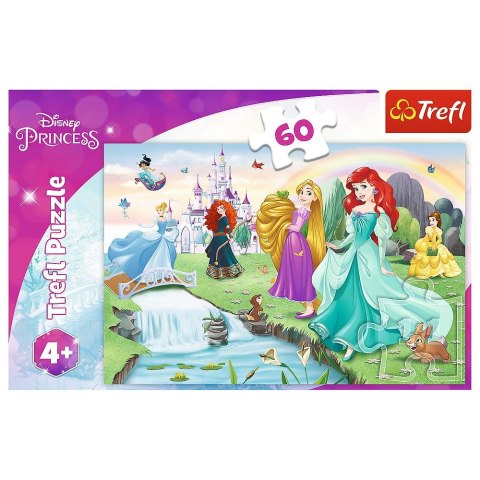 Puzzle Trefl Księżniczki Poznaj Księżniczki 60 el. (17361) Trefl Puzzle Trefl Księżniczki Poznaj Księżniczki 60 el. (17361) Trefl
