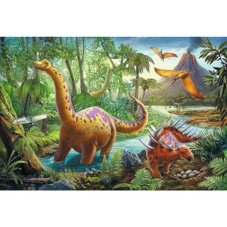 Puzzle Trefl wędrówka dinozaurów 60 el. (17319) Trefl