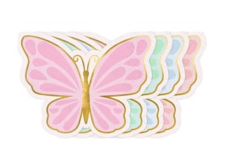 Serwetki Partydeco Motyl, mix, 16x12 cm mix nadruk papier (SPK39) Partydeco