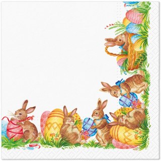 Serwetki Paw TaT Wielkanoc Easter Fever mix bibuła [mm:] 330x330 (TL126800) Paw