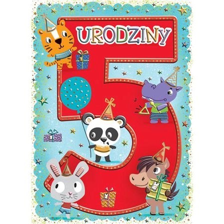 Kartka składana Henry KARNET B6 5 ZWIERZAKI A6 (5905701485307) Henry Kartka składana Henry KARNET B6 5 ZWIERZAKI A6 (5905701485307) Henry