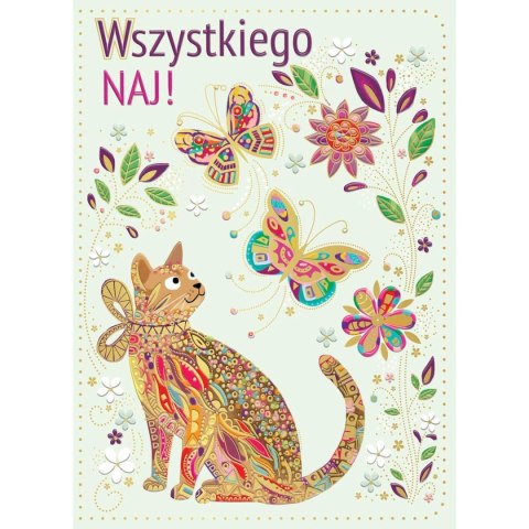 Kartka składana Henry KOT LATO B6 (5905701484058) Henry Kartka składana Henry KOT LATO B6 (5905701484058) Henry
