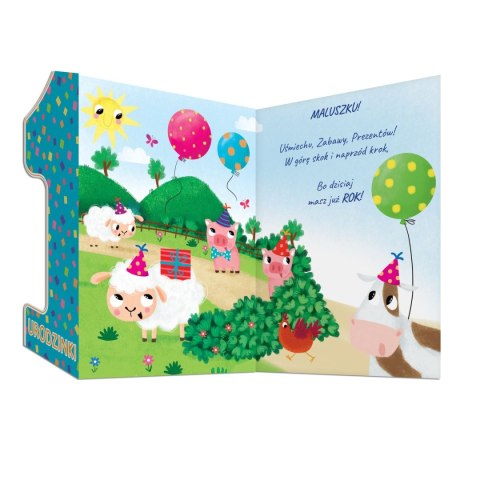 Kartka składana Henry Karnet A5 z klapką roczek kotek A5 (5905701487868) Henry