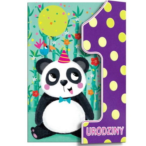 Kartka składana Henry Karnet A5 z klapką roczek panda A5 (5905701487844) Henry Kartka składana Henry Karnet A5 z klapką roczek panda A5 (5905701487844) Henry