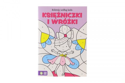 Książeczka edukacyjna Zielona Sowa Koloruję wedłu kodu. (Księżniczki i wróżki.) Zielona Sowa Książeczka edukacyjna Zielona Sowa Koloruję wedłu kodu. (Księżniczki i wróżki.) Zielona Sowa