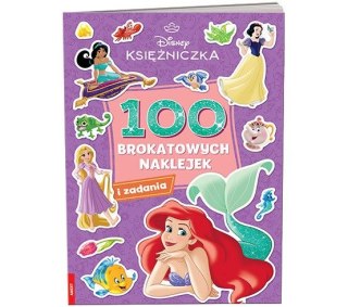 Książka dla dzieci Ameet Disney Księżniczka. 100 brokatowych naklejek (NB 9108) Ameet