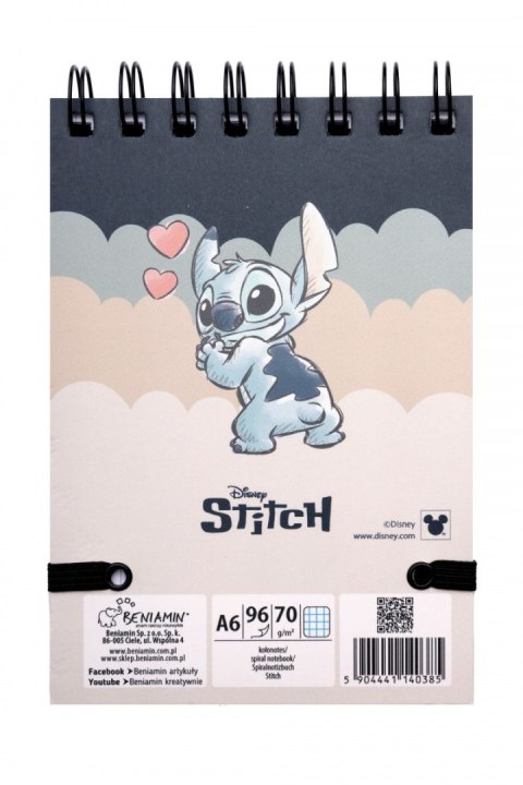 Notes Beniamin Stitch A6 96k. krata Beniamin Notes Beniamin Stitch A6 96k. krata Beniamin