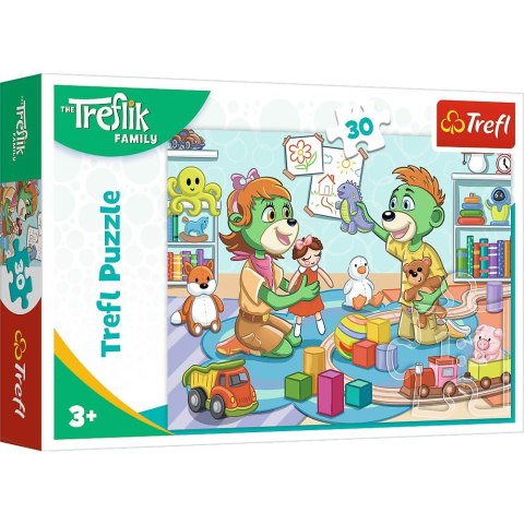 Puzzle Trefl Rodzinka Treflików 30 el. (18303) Trefl Puzzle Trefl Rodzinka Treflików 30 el. (18303) Trefl